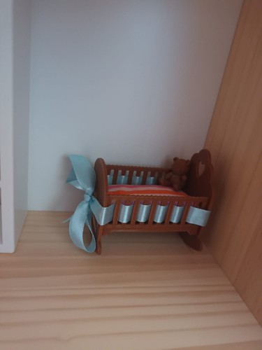 Babybett mit - babybett, (möbel)