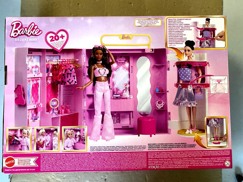 Barbie puppenkleiderschrank - barbie,